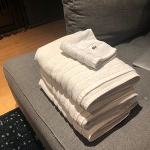 Lacoste towels